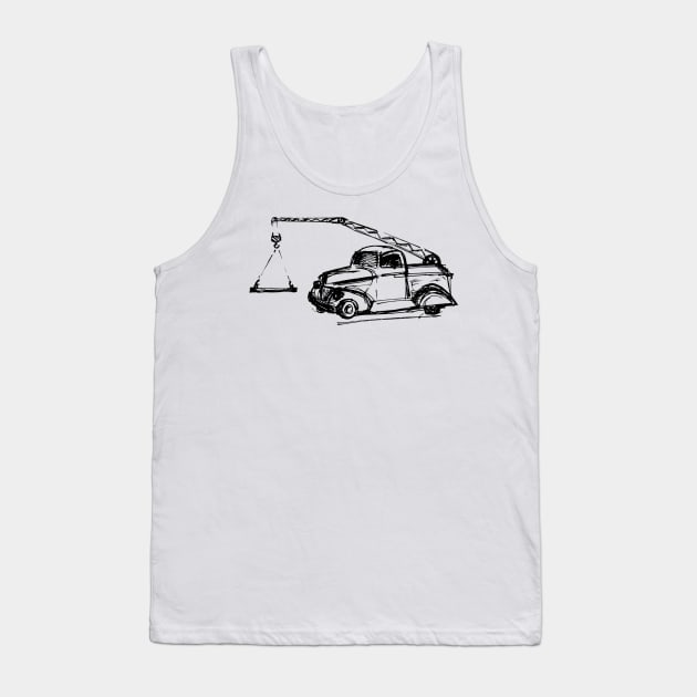 Auto Art Tank Top by Saldi